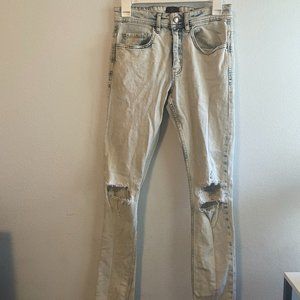 Acid Wash Skinny Jeans